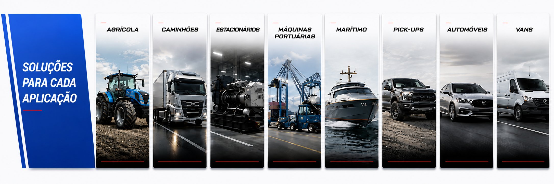 Soluções para cada aplicação — turbinas por segmento