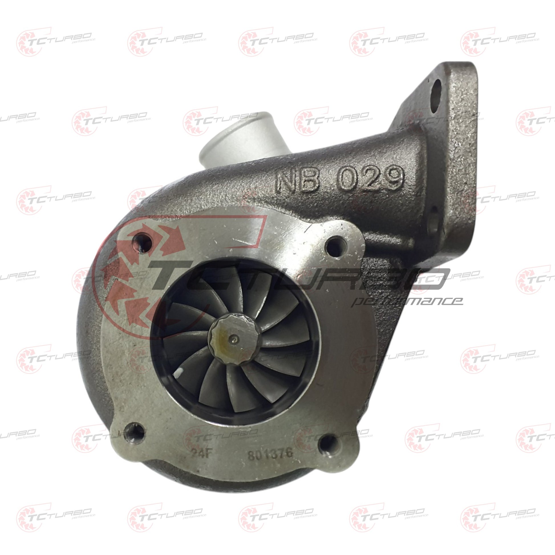 Turbina Master Power TB4125 808007 Ford F1000 GM D20 - flange de escape